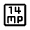 14mp Icon from Rounded Line - Material Symbols Set