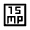 15mp Icon from Sharp Line - Material Symbols Set