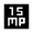 15mp Fill Icon from Sharp Fill - Material Symbols Set