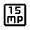 15mp Icon from Rounded Line - Material Symbols Set