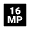 16mp Fill Icon from Sharp Fill - Material Pro Set