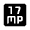 17mp Fill Icon from Outlined Fill - Material Symbols Set