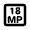18mp Icon from Rounded Line - Material Pro Set