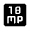 18mp Fill Icon from Rounded Fill - Material Symbols Set