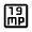 19mp Icon from Outlined Line - Material Symbols Set