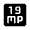 19mp Fill Icon from Rounded Fill - Material Symbols Set