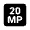 20mp Fill Icon from Rounded Fill - Material Pro Set