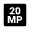 20mp Fill Icon from Outlined Fill - Material Pro Set