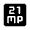 21mp Fill Icon from Rounded Fill - Material Symbols Set