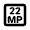 22mp Icon from Rounded Line - Material Pro Set