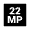 22mp Fill Icon from Sharp Fill - Material Pro Set