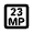 23mp Icon from Rounded Line - Material Pro Set