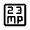 23mp Icon from Outlined Line - Material Symbols Set