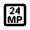 24mp Icon from Rounded Line - Material Pro Set