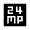24mp Fill Icon from Sharp Fill - Material Symbols Set