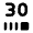 30fps Select Icon from Rounded Line - Material Pro Set