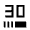 30fps Select Icon from Sharp Line - Material Symbols Set