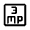 3mp Icon from Outlined Line - Material Symbols Set