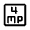 4mp Icon from Rounded Line - Material Symbols Set