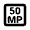 50mp Icon from Rounded Line - Material Pro Set