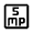 5mp Icon from Outlined Line - Material Symbols Set