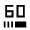60fps Select Fill Icon from Sharp Fill - Material Symbols Set