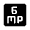 6mp Fill Icon from Rounded Fill - Material Symbols Set