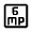 6mp Icon from Outlined Line - Material Symbols Set