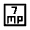 7mp Icon from Sharp Line - Material Symbols Set