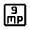 9mp Icon from Outlined Line - Material Symbols Set