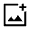 Add Photo Alternate Icon from Sharp Line - Material Symbols Set
