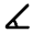 Angle 45 Icon from Rounded Line - Material Pro Set