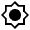 Brightness 5 Fill Icon from Sharp Fill - Material Symbols Set