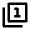 Filter 1 Icon from Outlined Line - Material Pro Free Set