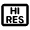 High Res Icon from Rounded Line - Material Pro Free Set