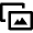 Image Picture Double Landscape Icon from Nova Line Set