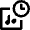 Playlist Clock Icon from Nova Line Set