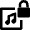 Playlist Lock Icon from Nova Line Set