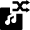 Playlist Shuffle Icon from Nova Solid Set