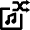 Playlist Shuffle Icon from Nova Line Set