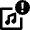 Playlist Warning Icon from Nova Line Set