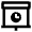 Presentation Clock Icon from Nova Line Set