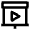 Presentation Media Play Icon from Nova Line Set