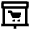 Presentation Shopping Cart Icon from Nova Line Set