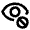 Disabled Visible Icon from Outlined Line - Material Pro Set
