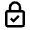 Encryption Active Icon from Outlined Line - Material Pro Set