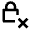Encryption Off Icon from Outlined Line - Material Pro Set