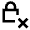 Encryption Off Icon from Sharp Line - Material Pro Set