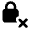 Encryption Off Fill Icon from Rounded Fill - Material Pro Set