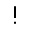 Exclamation Icon from Sharp Line - Material Symbols Set